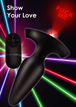 Laser Fuck Me Anal Plug with Remote Control